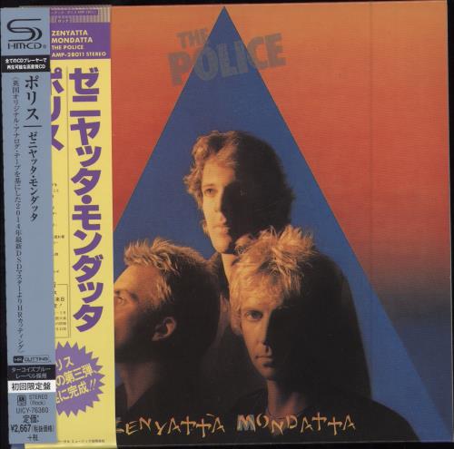 The Police Zenyatta Mondatta Japanese Shm Cd UICY-76360